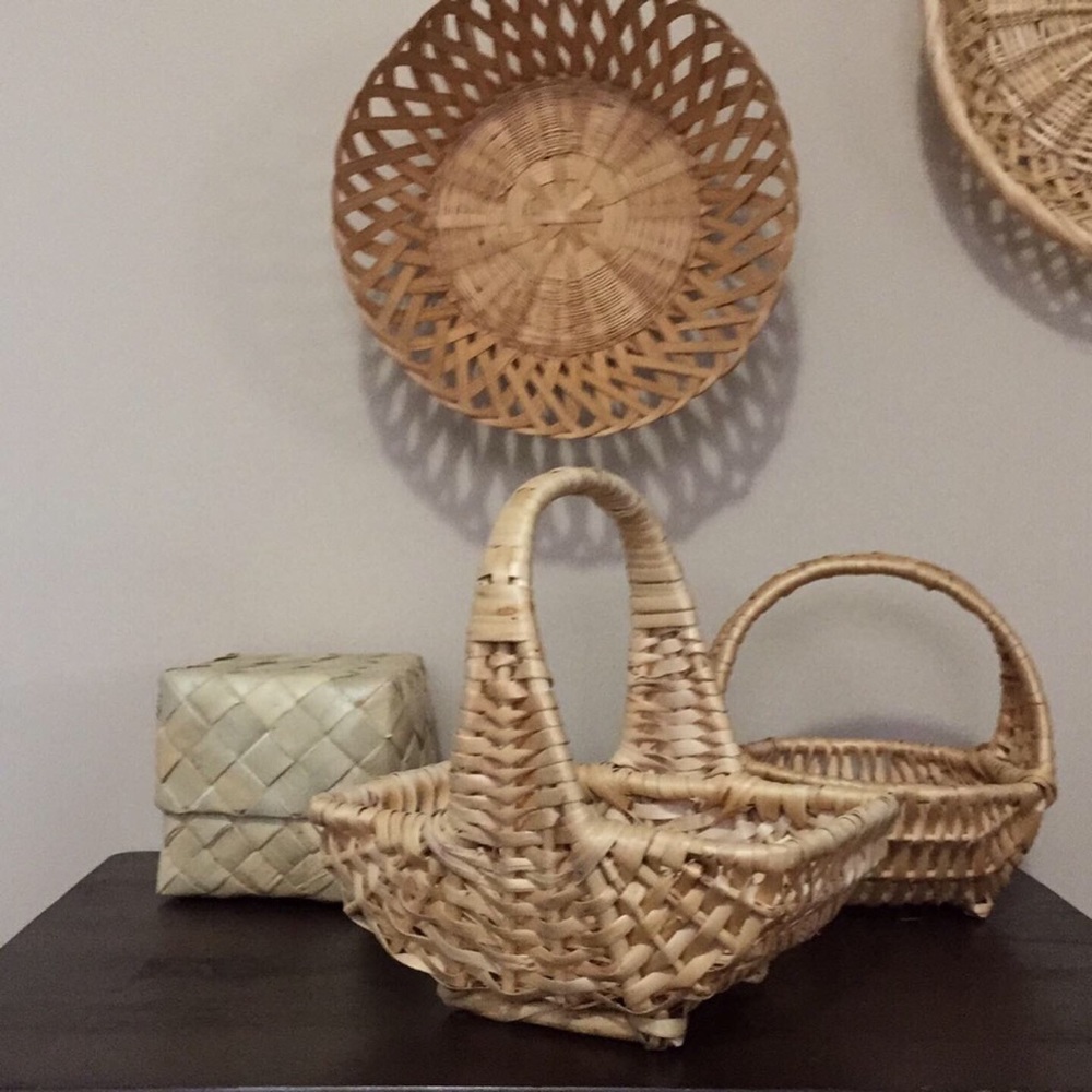 Baskets and a trinket box